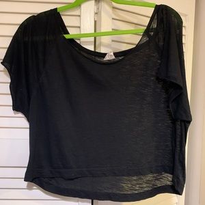 Black Crop Top